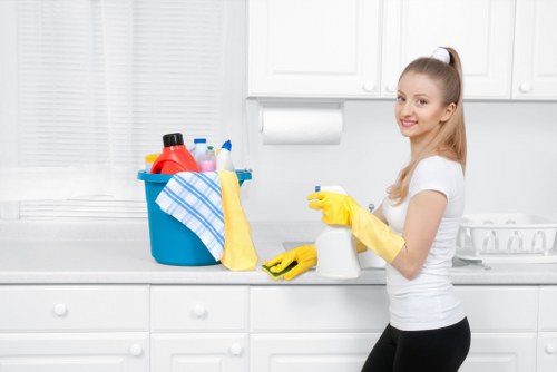 Carpet cleaning team using sustainable practices in Biggin Hill