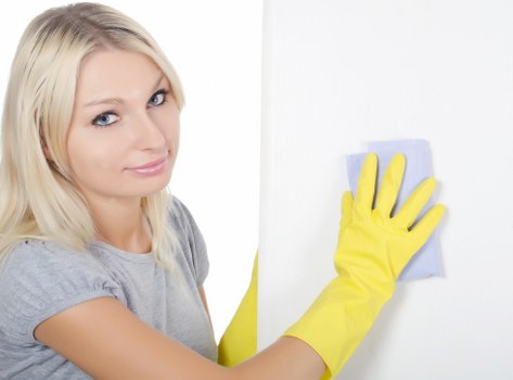 Professional carpet cleaning removing stains from a busy commercial carpet