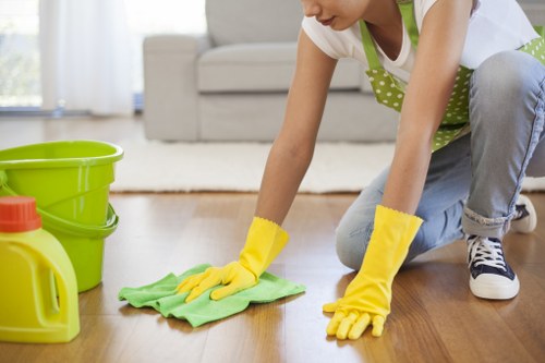 Hot water extraction carpet cleaning process in Biggin Hill